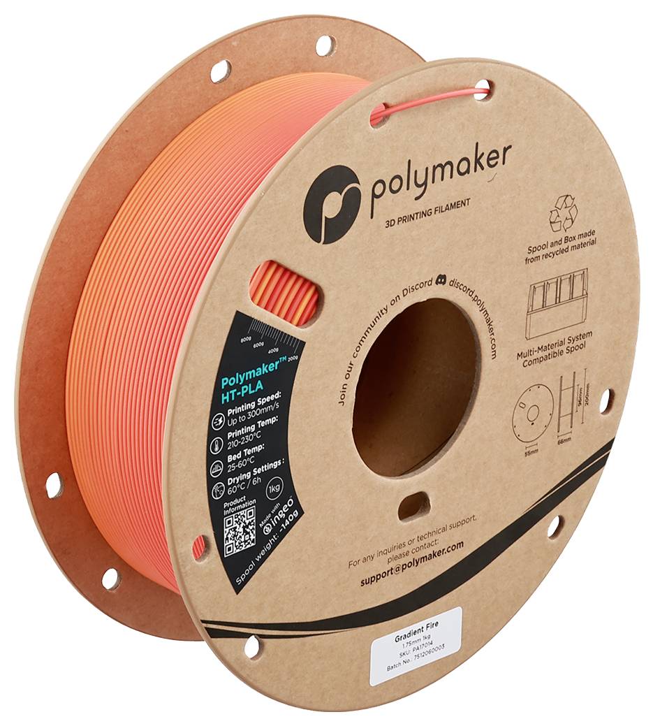 3D-Druckfilament-Spule mit der Bezeichnung „Polymaker