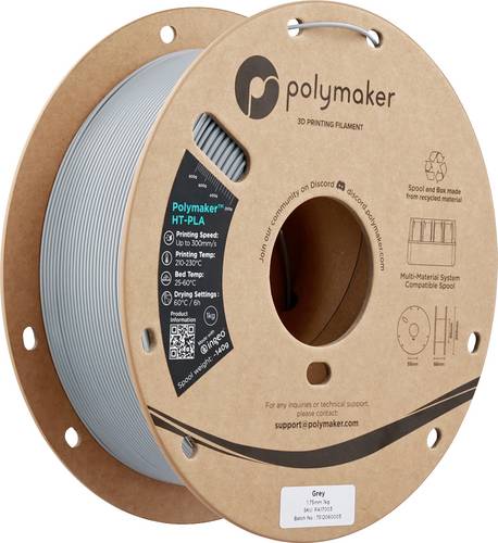 Polymaker PA17003 HT-PLA Filament PLA, HT-PLA Hochtemperaturbeständig, Highspeed Filament 1.75 mm 1