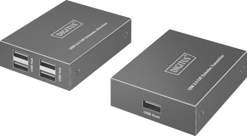 Digitus DA-73120 USB-A, USB-A (USB 2.0), RJ45 USB Extender über Netzwerkkabel RJ45 150 m