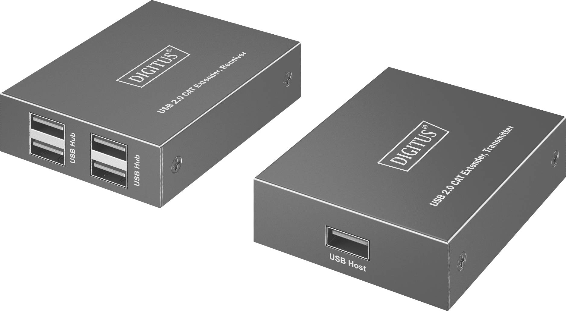 Digitus DA-73120 USB-A, USB-A (USB 2.0), RJ45 USB Extender über Netzwerkkabel RJ45 150 m