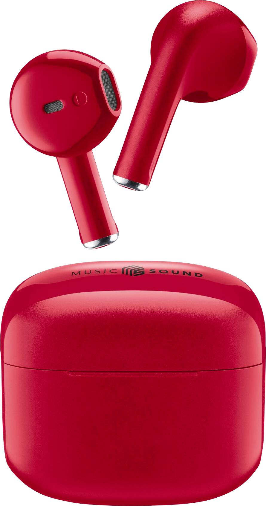 Cellularline In Ear Headset Bluetooth®, Kabellos Rot Ladecase