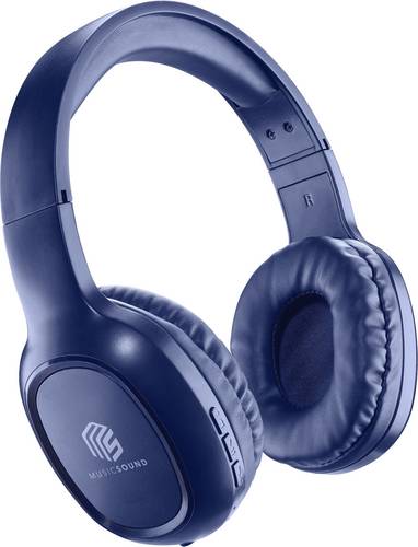 Cellularline On Ear Headset Bluetooth®, Kabellos, kabelgebunden Blau Lautstärkeregelung, Touch-Steu