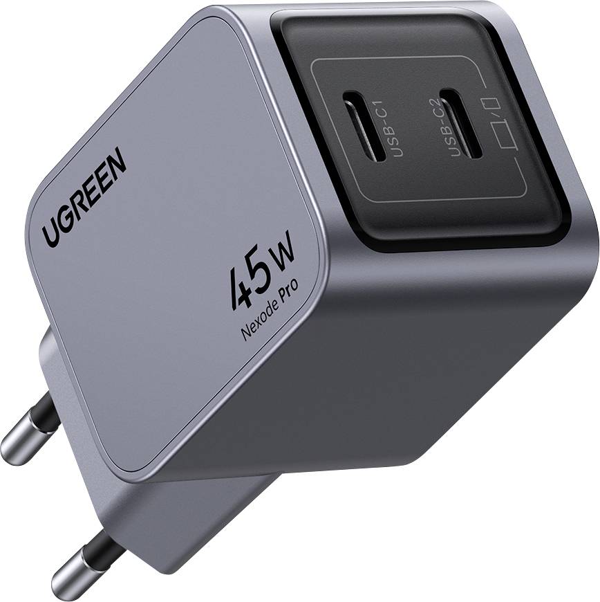 UGREEN Nexode Pro Ladeadapter 45W USB-C® Buchse, USB-C® Buchse Grau Innenbereich