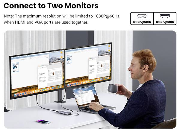 UGREEN USB-C® Dockingstation Revodok Passend für Marke Dockingstations: Universal