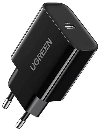 UGREEN 10191 Ladeadapter 20W USB-C® Buchse Schwarz Innenbereich