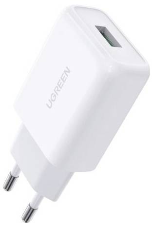 UGREEN 10133 Ladeadapter 18W USB-A Buchse Weiß Innenbereich