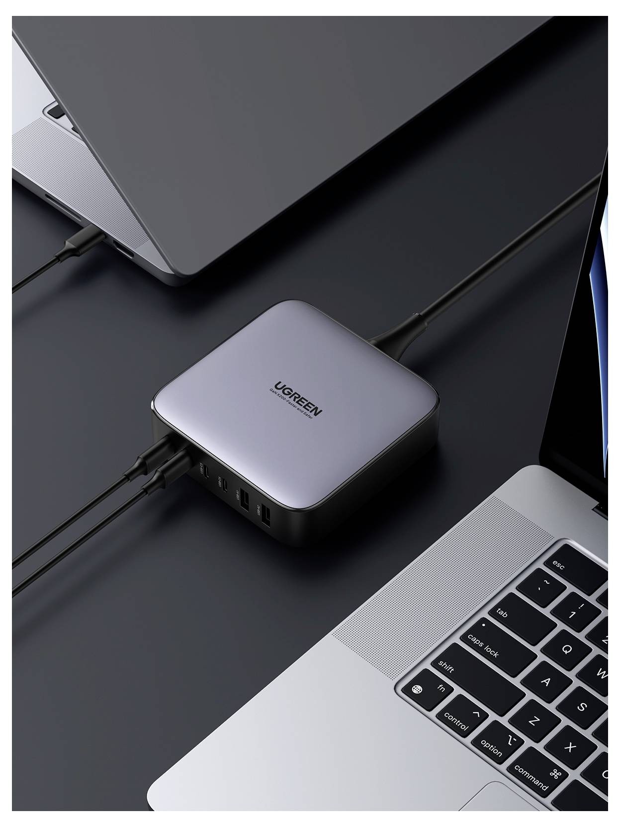 UGREEN 40914 Netzteil / Stromversorgung 200W USB 2.0 Buchse A, USB 2.0 Buchse A, USB-C® Buchse, USB-C® Buchse, USB-C® Buchse