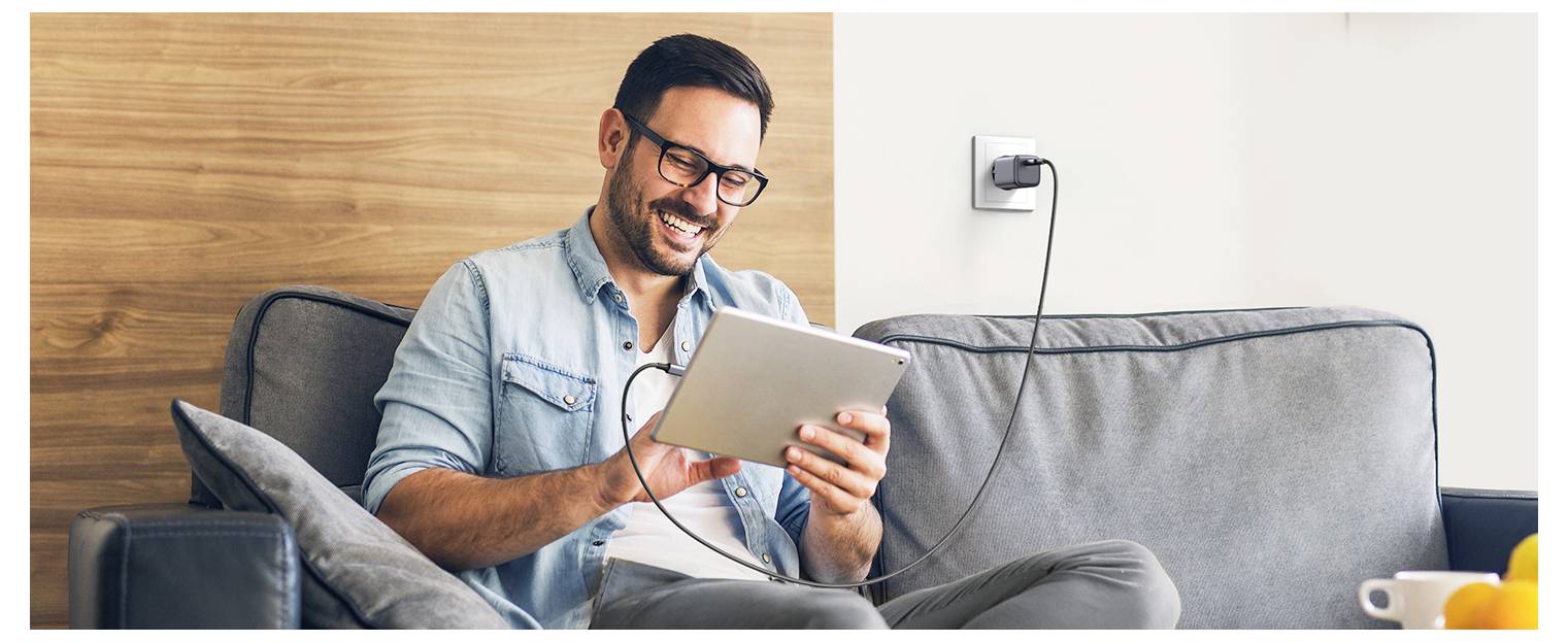 UGREEN Nexode Mini Ladeadapter 20W USB-C® Buchse USB PD Schwarz, Grau Innenbereich