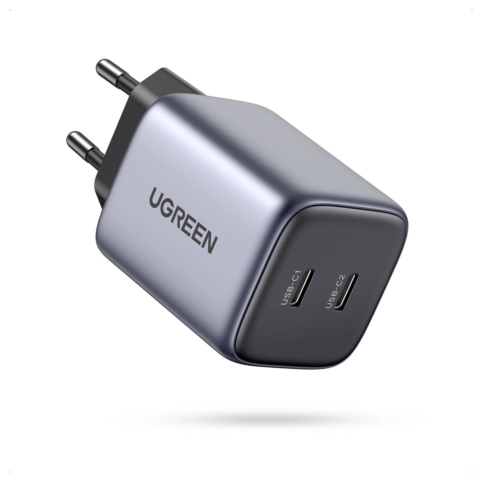 UGREEN Nexode Ladeadapter 45W USB-C® Buchse, USB-C® Buchse USB PD Schwarz, Grau Innenbereich