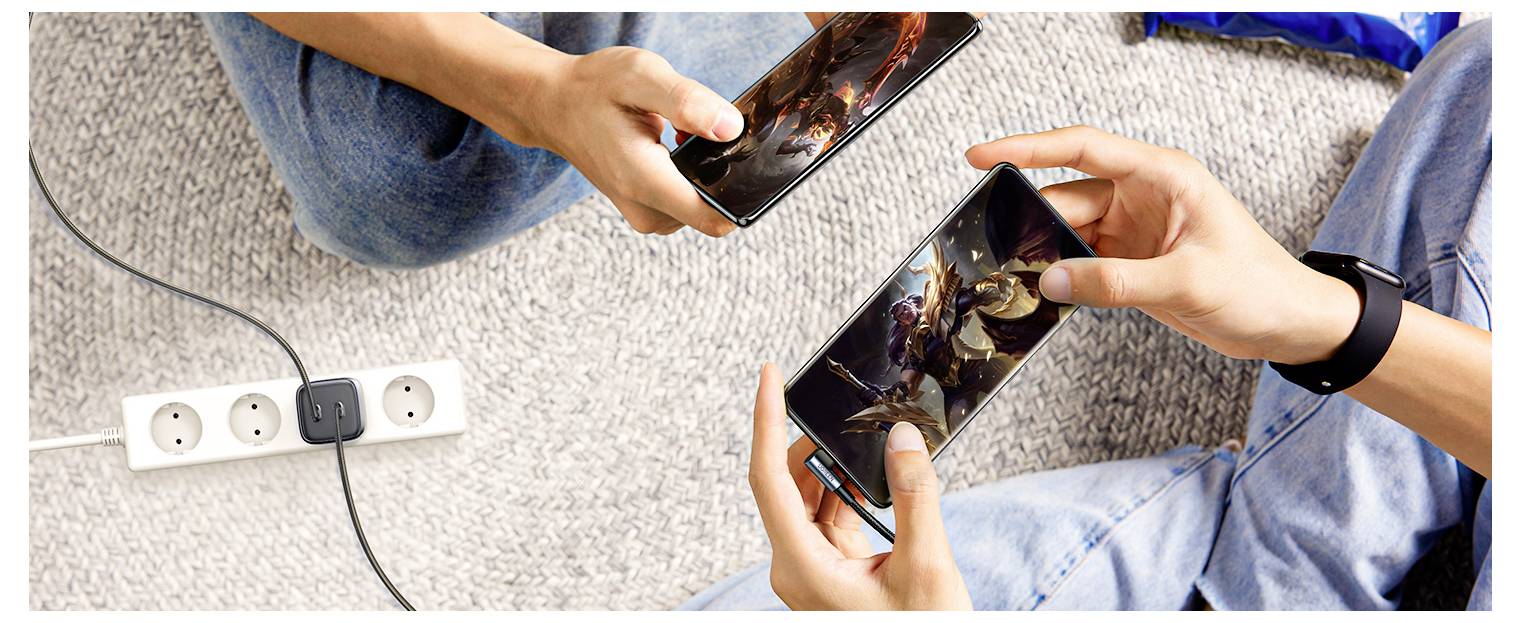 UGREEN Nexode Ladeadapter 45W USB-C® Buchse, USB-C® Buchse USB PD Schwarz, Grau Innenbereich