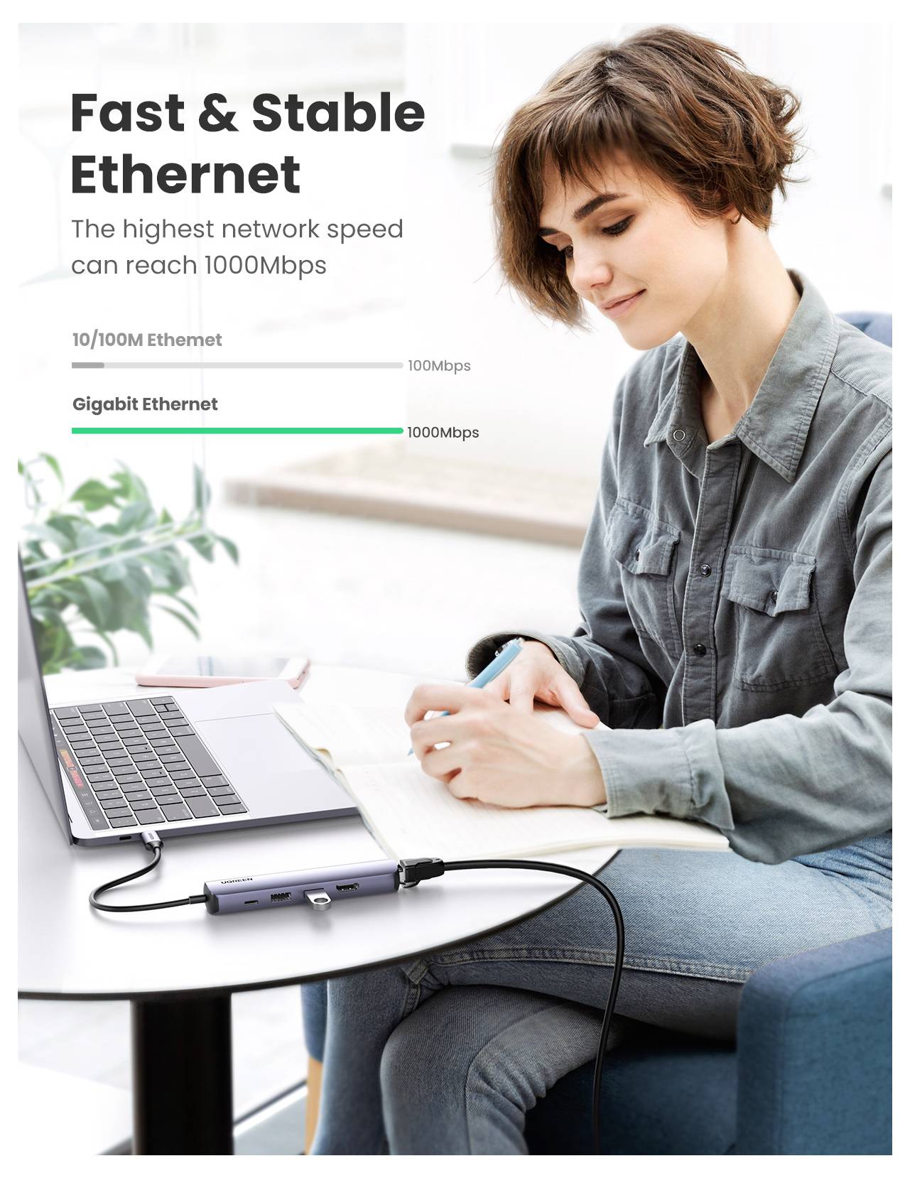 UGREEN USB-C® Dockingstation 10919 Passend für Marke Dockingstations: Universal