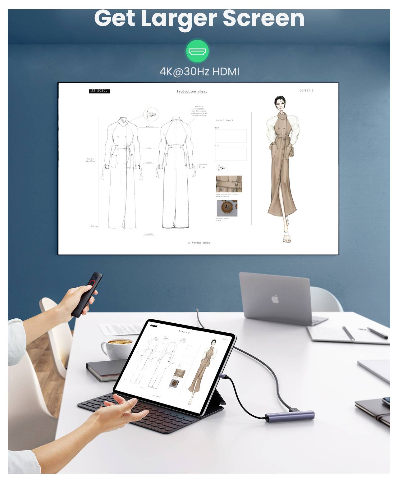 UGREEN USB-C® Dockingstation 10919 Passend für Marke Dockingstations: Universal