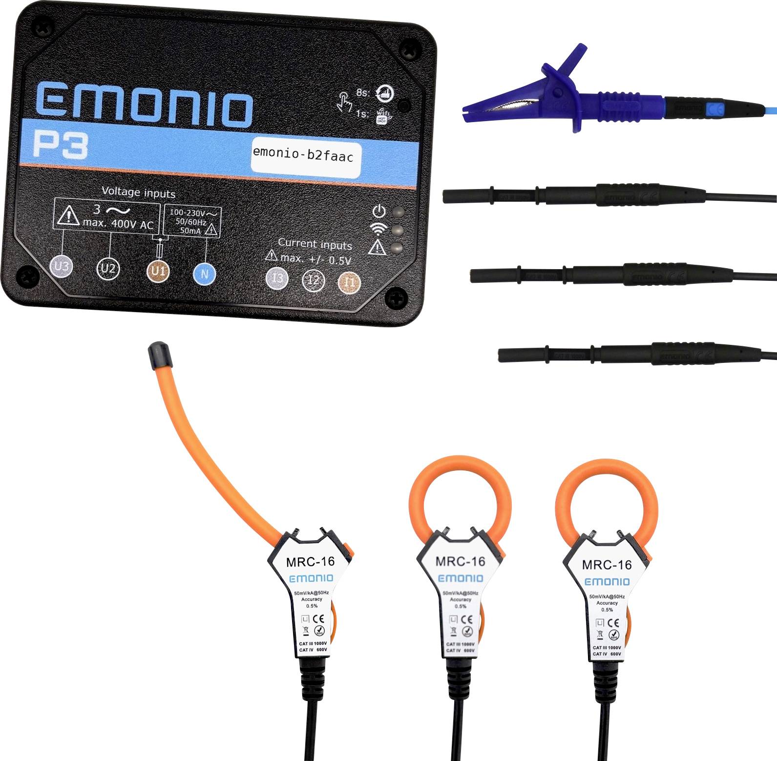Emonio P3 25mm Energiekosten-Messgeräte-Set