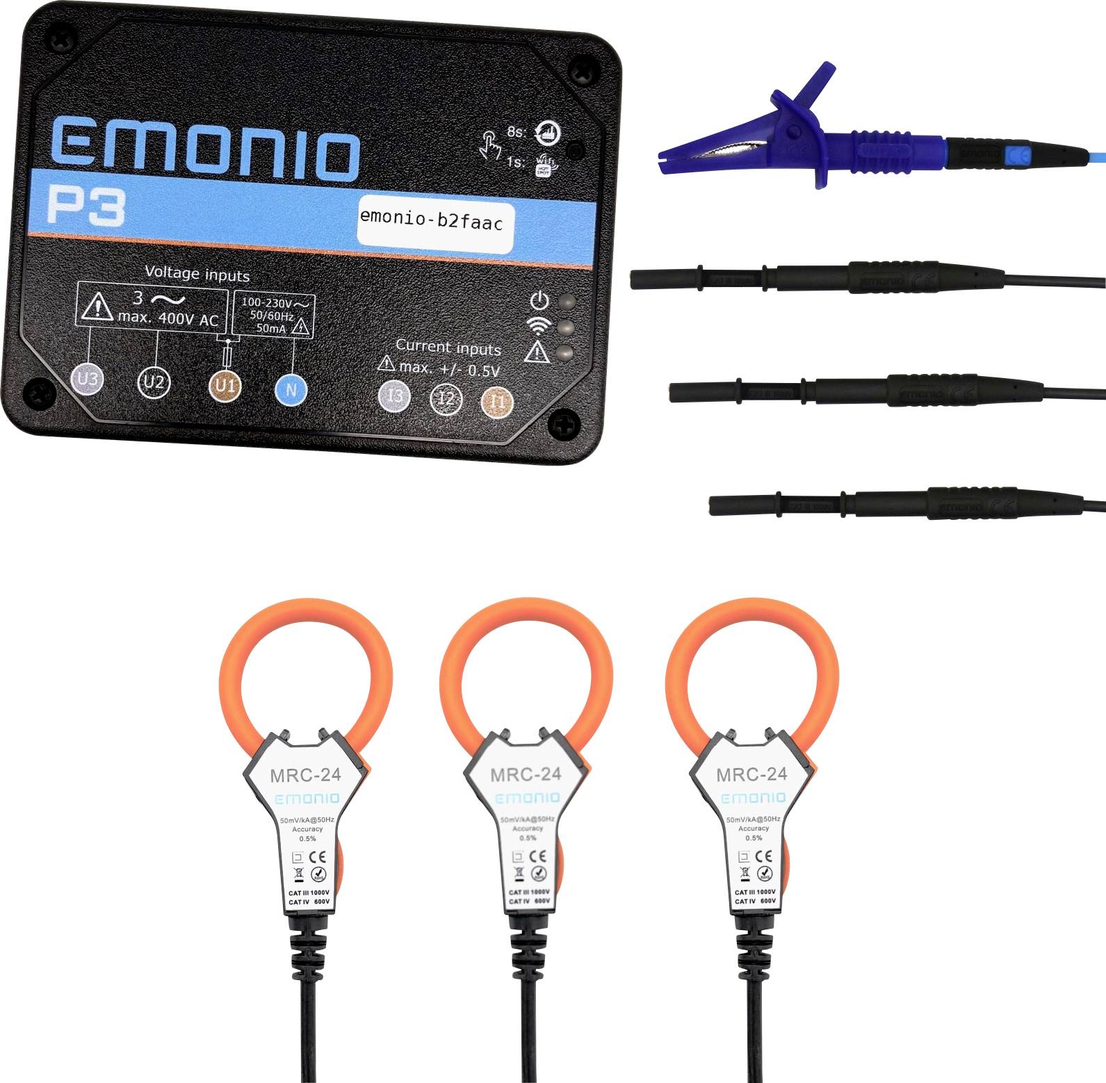 Emonio P3 30mm Energiekosten-Messgeräte-Set