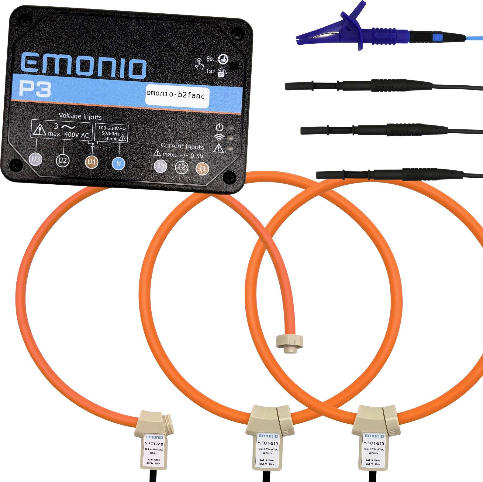 Emonio P3 150mm Energiekosten-Messgeräte-Set