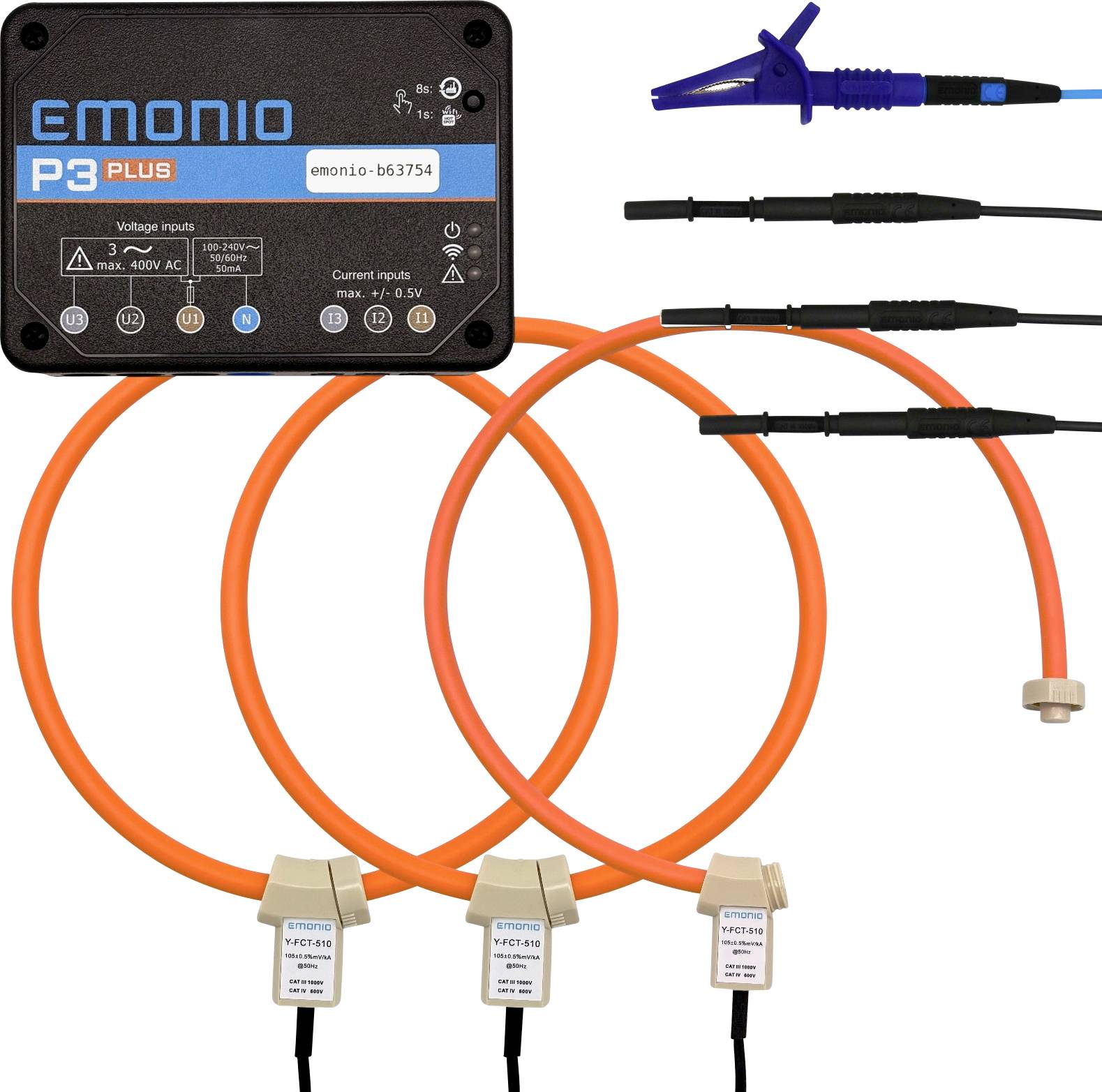 Emonio P3plus 150mm Energiekosten-Messgeräte-Set