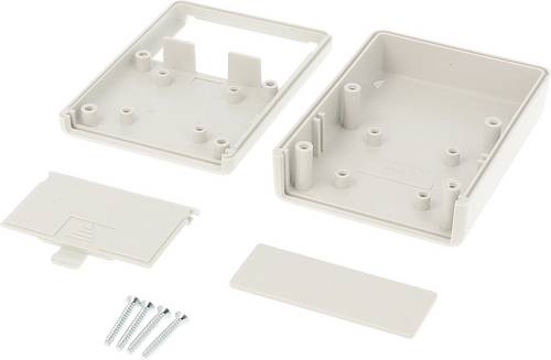 Hammond Electronics 1593ARGY Universal-Gehäuse 75 x 74 x 27 ABS Kunststoff Hellgrau 1 St.