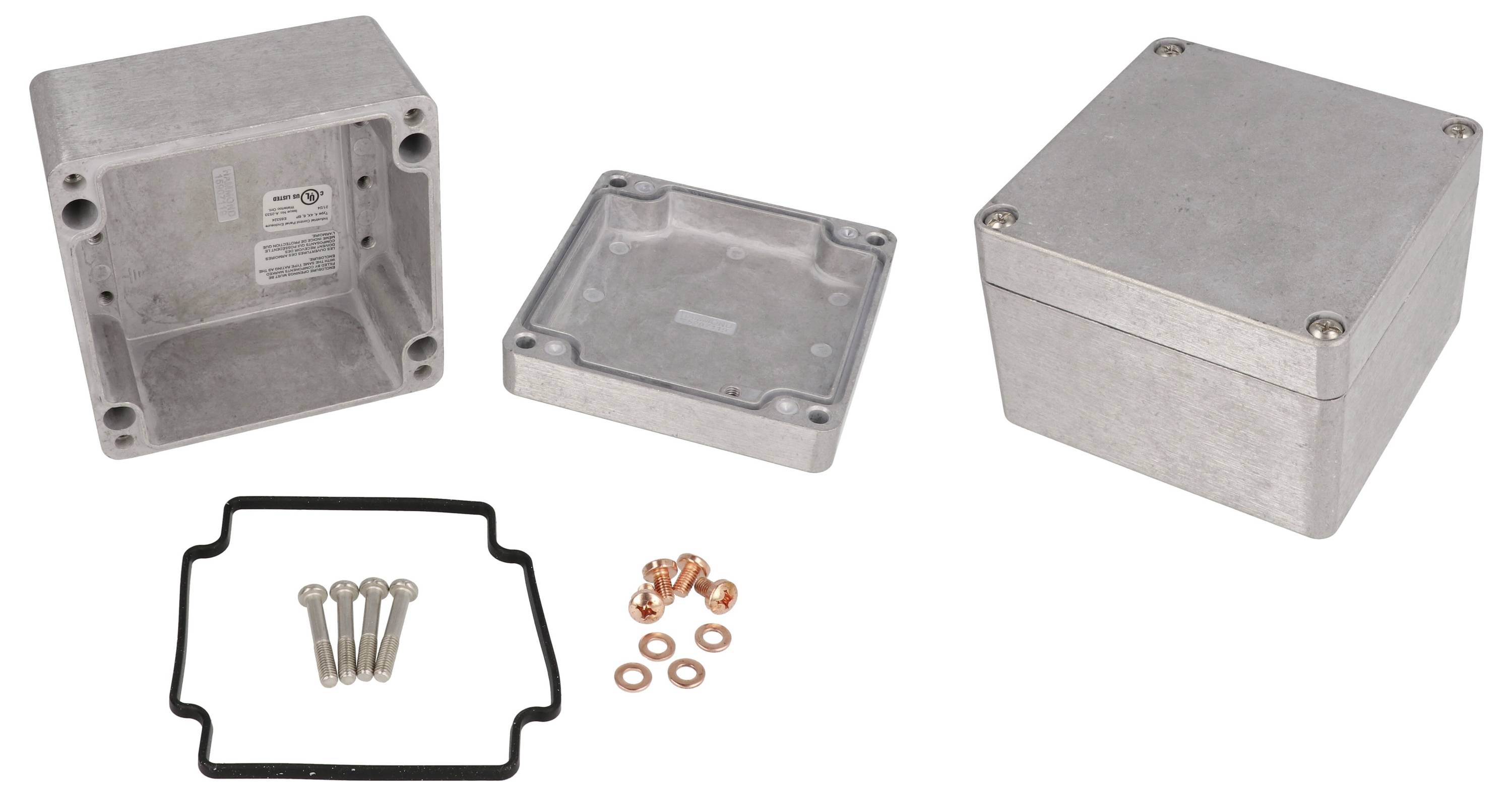 Hammond Electronics 1590Z137BK Gehäuse 200 x 80 x 60 Aluminium Schwarz 1St.