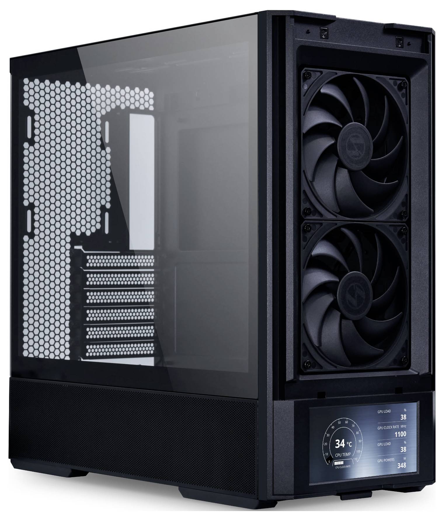 Lian Li LANCOOL 207 Midi-Tower Gehäuse, PC-Gehäuse, Gaming-Gehäuse Schwarz