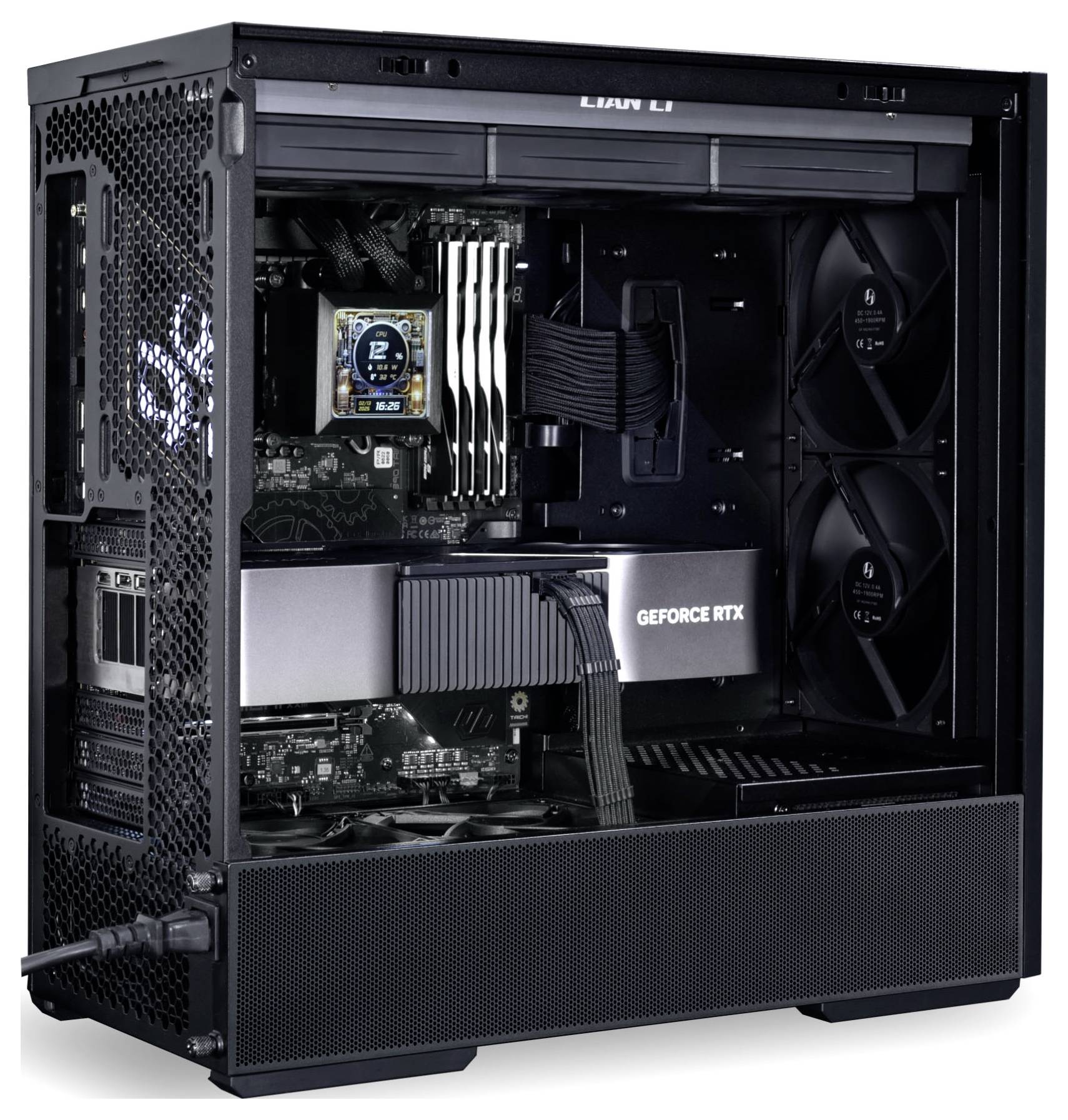 Lian Li LANCOOL 207 Midi-Tower Gehäuse, PC-Gehäuse, Gaming-Gehäuse Schwarz