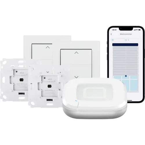 Homematic IP Starterkit Rollladen-Steuerung HmIP-SK29+HMIP-BROLL+HmIP-BRA Homematic IP Starterkit Rollladen-Steuerung HmIP-SK29+HMIP-BROLL+HmIP-BRA