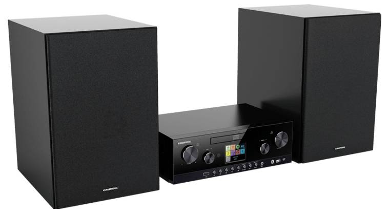 Grundig CMS 5000 Stereoanlage DAB+, Bluetooth®, CD, USB, AUX, 2 x 50W Schwarz