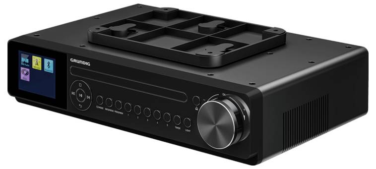 Grundig DKR 2000 Küchenradio DAB+, DAB CD, DAB+, MP3, USB, Bluetooth® Weckfunktion Schwarz