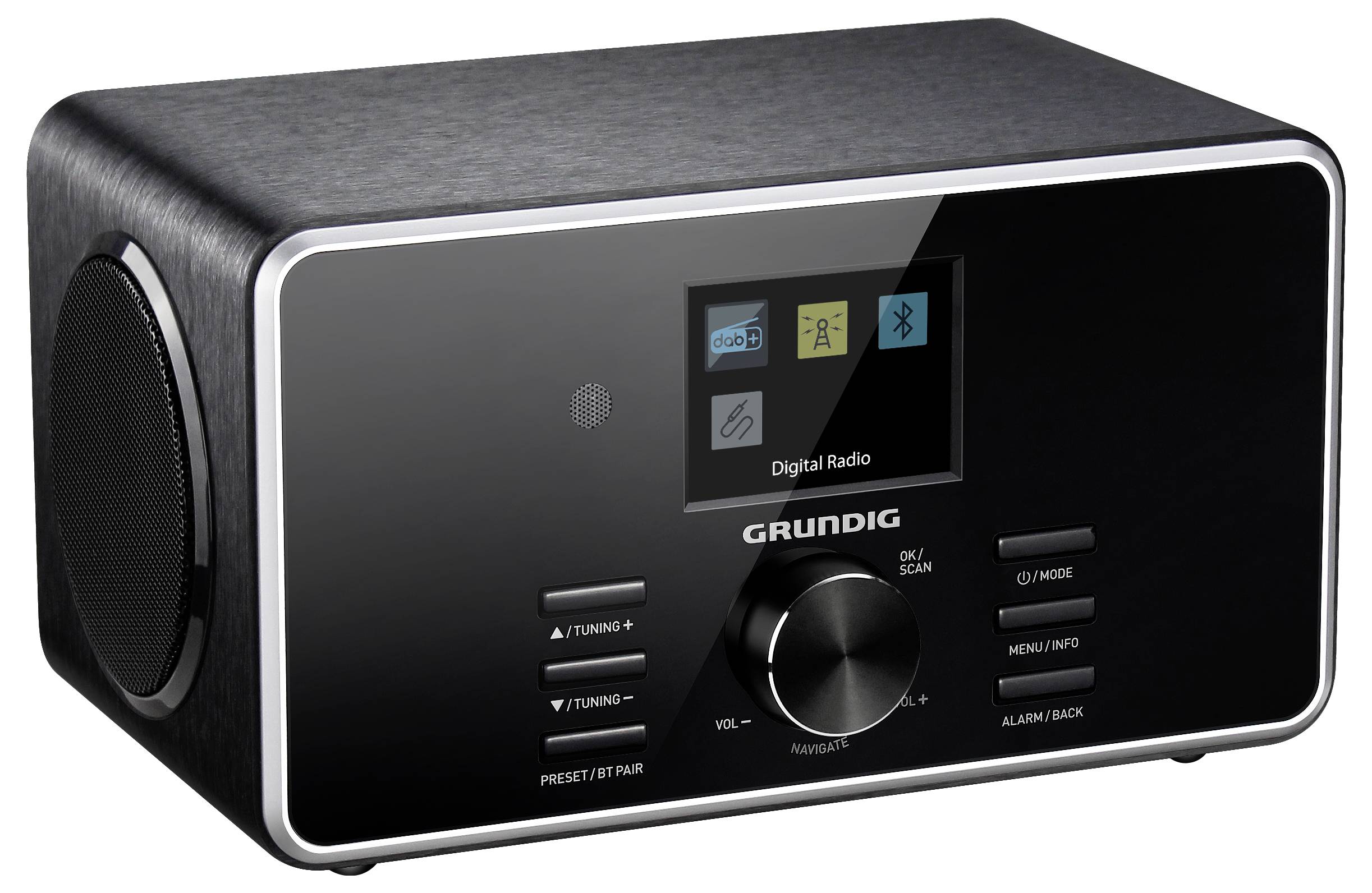 Grundig DTR 4500 Tischradio DAB+, DAB DAB+, Bluetooth®, WLAN Schwarz