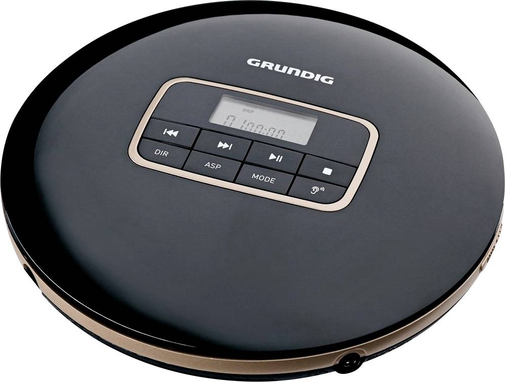 Grundig GCP1010 Tragbarer CD-Player CD, CD-R, CD-RW, MP3 Schwarz