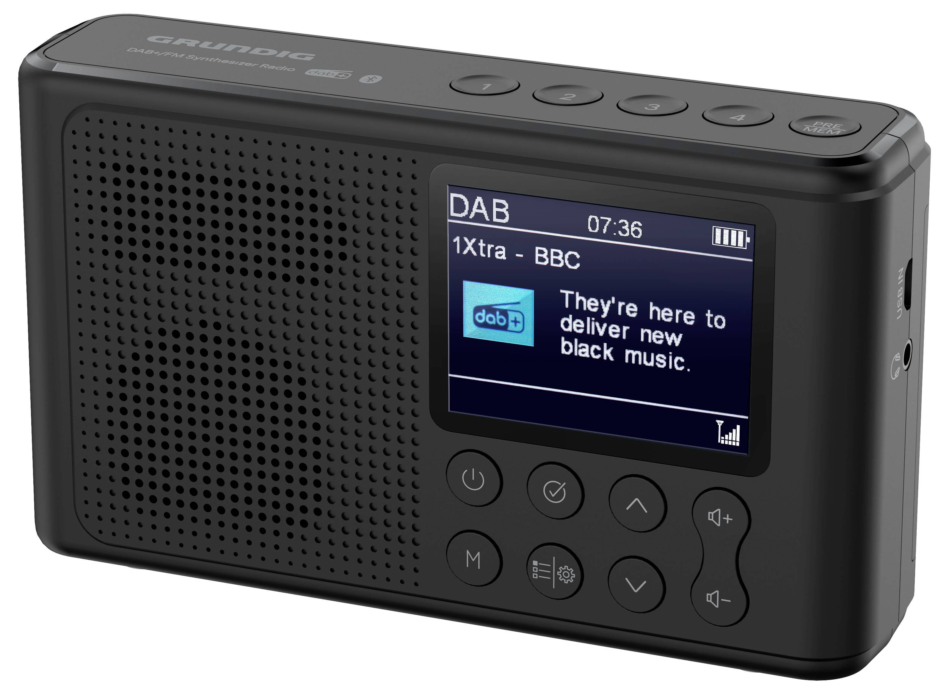 Grundig Music 6500 Tischradio DAB+, DAB CD, DAB+, MP3, USB, Bluetooth® Schwarz