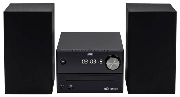 JVC UX-C25DAB Stereoanlage DAB+, Bluetooth®, CD, USB, Schwarz