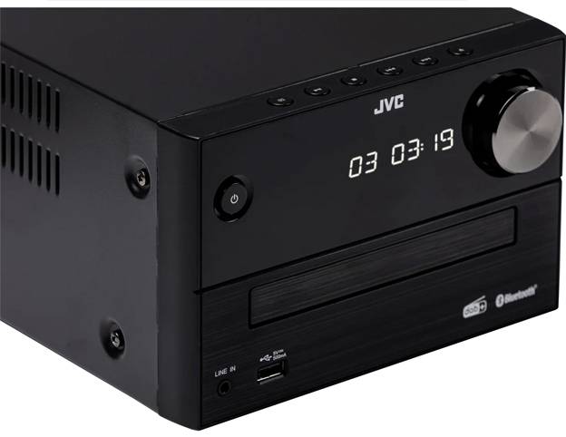 JVC UX-C25DAB Stereoanlage DAB+, Bluetooth®, CD, USB, Schwarz
