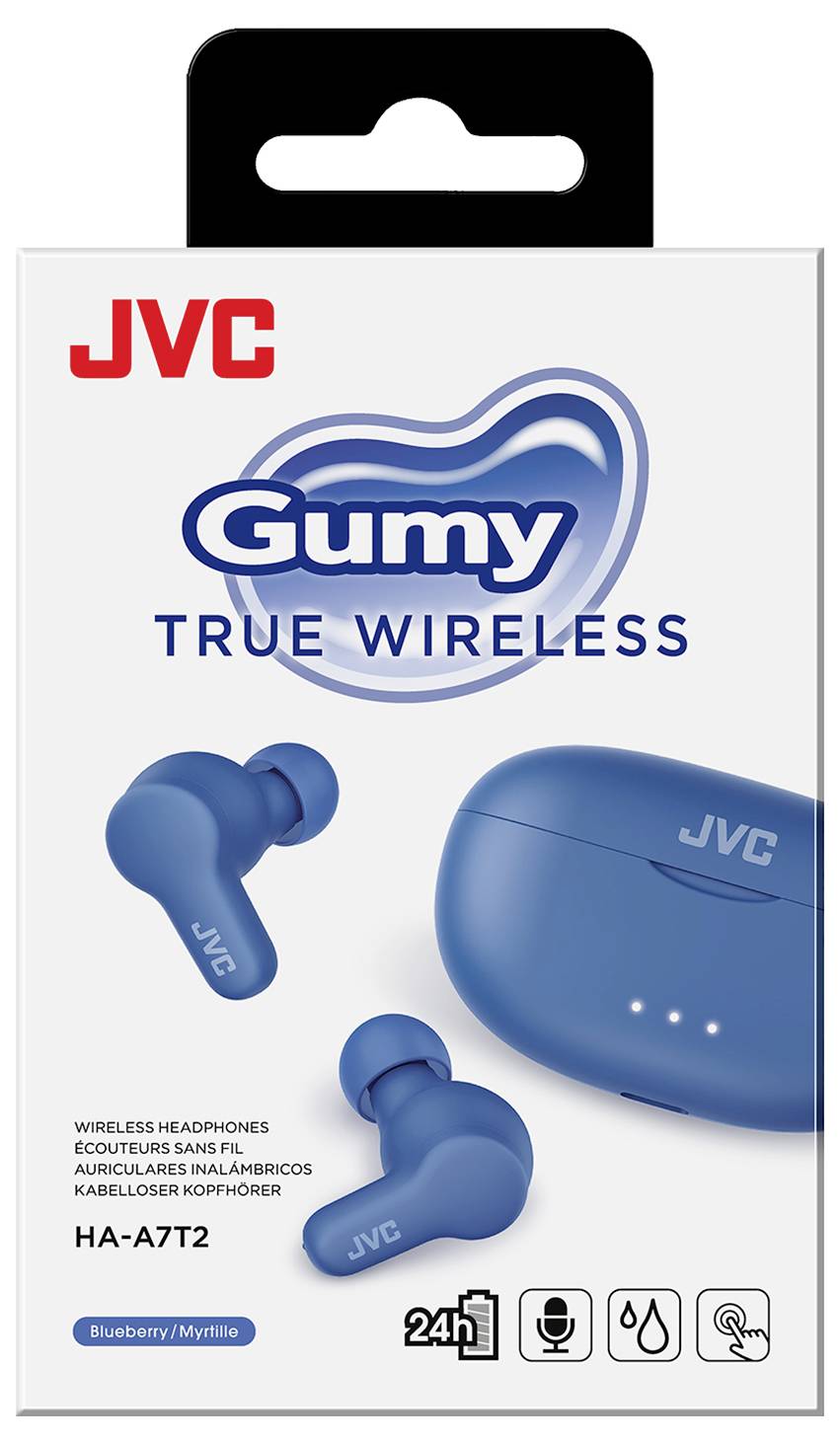 JVC HA-A7T2 - Gumy - True Wireless-Kopfhörer mit Mikrofon