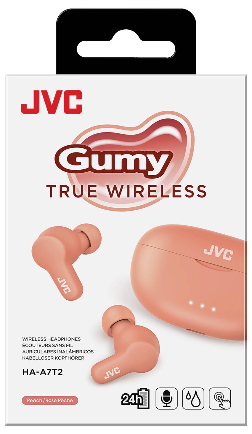 JVC HA-A7T2 - Gumy - True Wireless-Kopfhörer mit Mikrofon