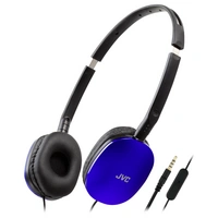 JVC HA-S160M-AU On Ear Headset kabelgebunden Stereo Blau Faltbar, Headset HiFi JVC HA-S160M-AU On Ear Headset kabelgebunden Stereo Blau Faltbar, Headset HiFi