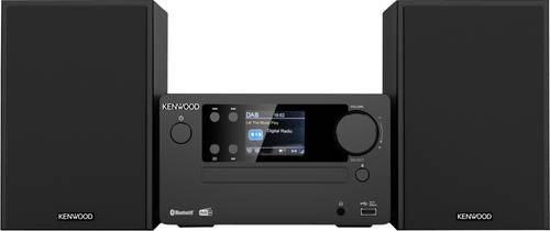Kenwood M-725DAB-B Stereoanlage DAB+, Bluetooth®, CD, USB, 2 x 25 W Schwarz