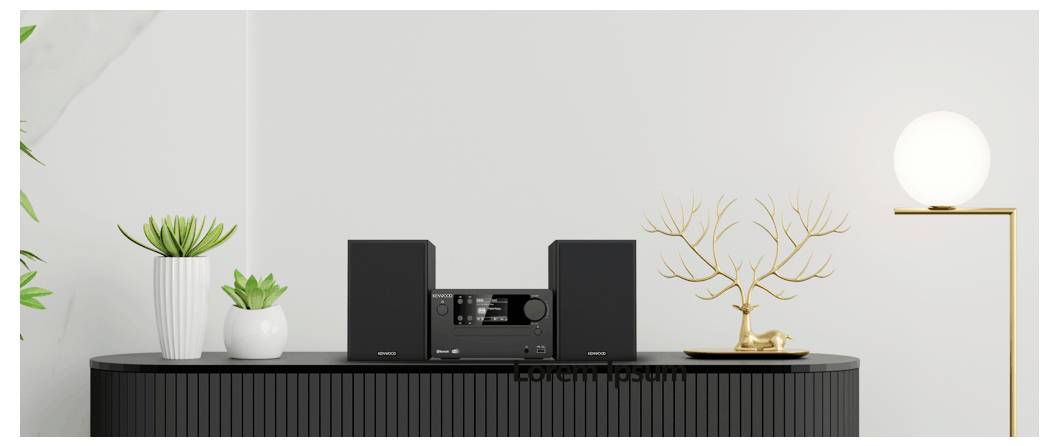 Kenwood M-725DAB-B Stereoanlage DAB+, Bluetooth®, CD, USB, 2 x 25W Schwarz