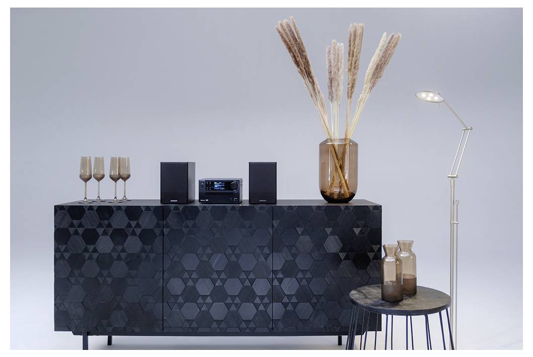 Kenwood M-725DAB-B Stereoanlage DAB+, Bluetooth®, CD, USB, 2 x 25W Schwarz