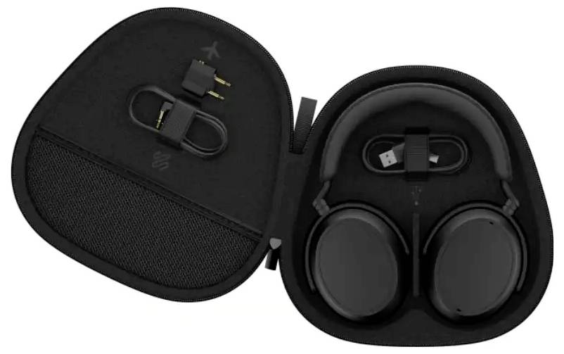 Sennheiser Momentum 4 Over Ear Kopfhörer Kabellos, kabelgebunden, Bluetooth® Stereo Schwarz Noise Cancelling