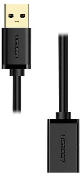 UGREEN USB-Kabel USB 3.2 Gen1 (USB 3.0 / USB 3.1 Gen1) USB-A Stecker, USB-A Buchse 3m Schwarz 30127