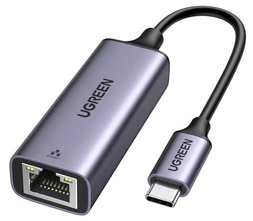 UGREEN USB-Kabel USB-C® Stecker, RJ45 Grau 25052