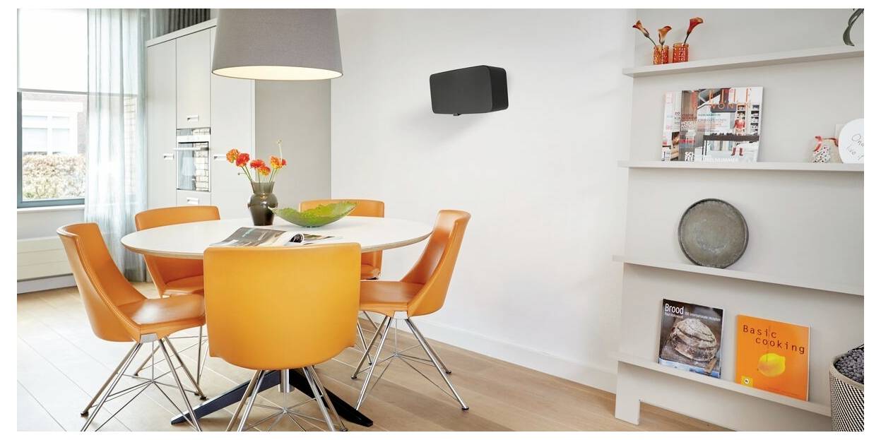 Vogel's Sound 3205 Lautsprecher-Wandhalterung Schwenkbar, Neigbar Schwarz 1St.