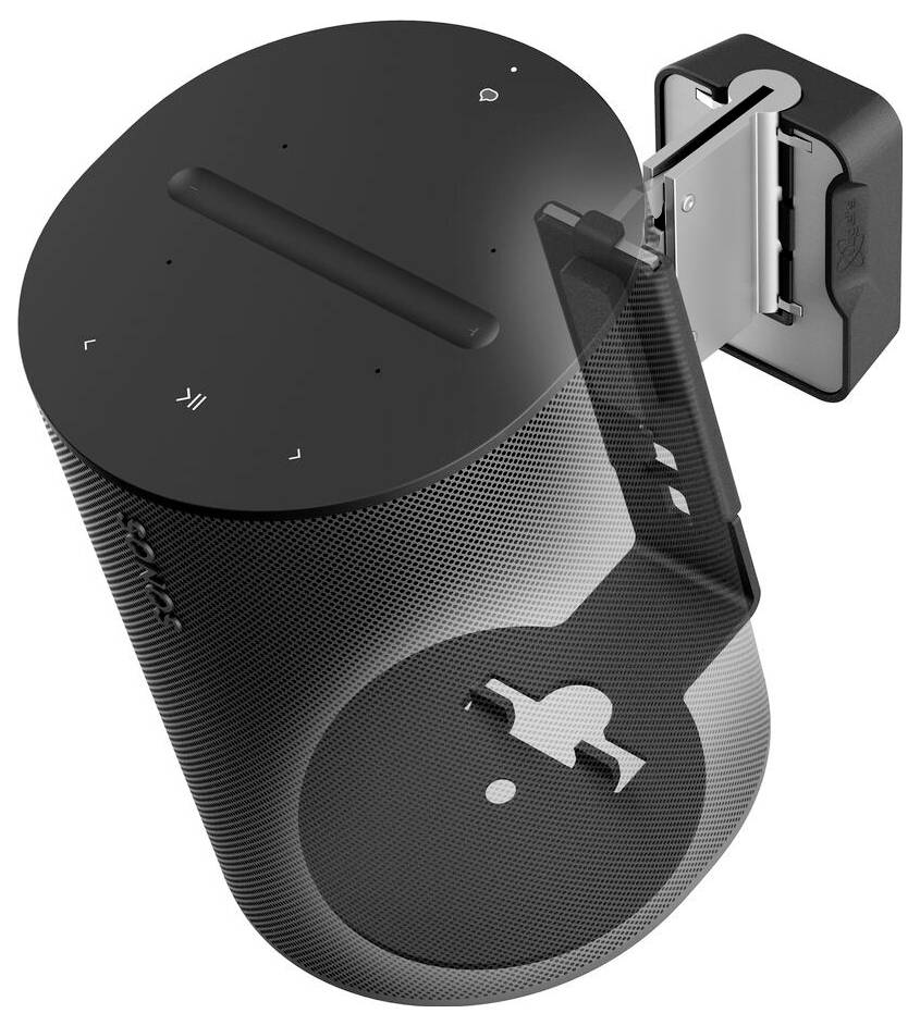 Vogel's ERA 100 Lautsprecher-Wandhalterung Schwenkbar, Neigbar Schwarz 1St.