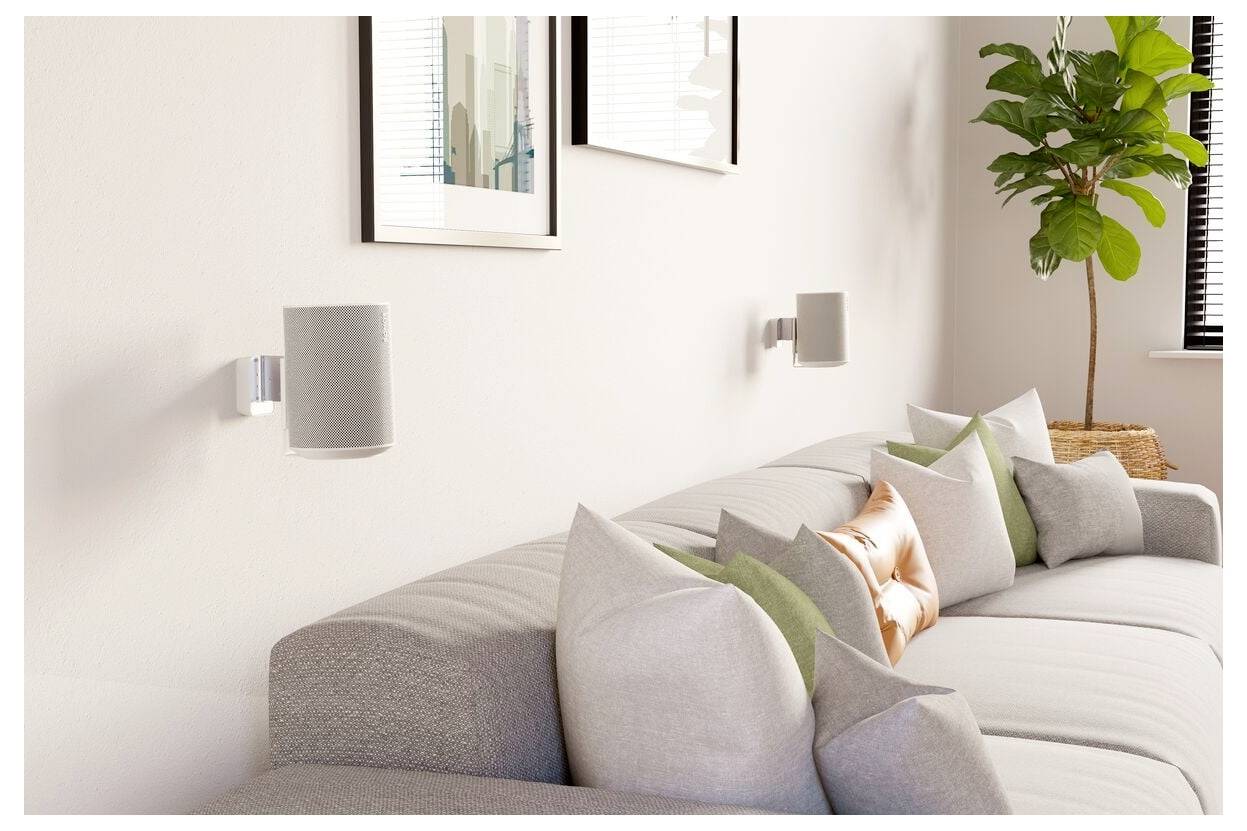 Vogel's ERA 100 Lautsprecher-Wandhalterung Schwenkbar, Neigbar Weiß 1St.