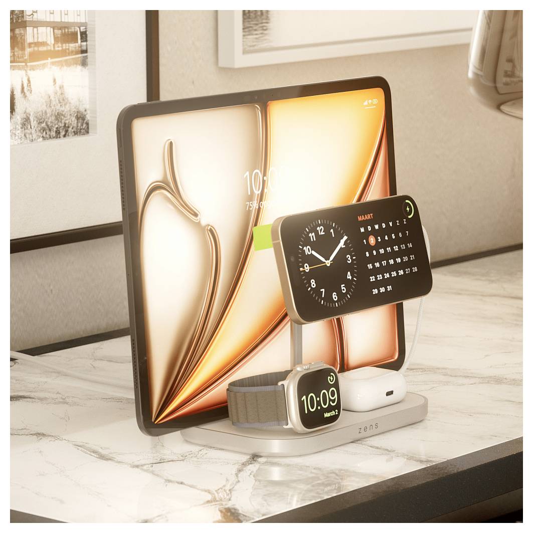 ZENS Induktions-Ladegerät ZEDC29W/00 ZEDC29W/00 Silber, Weiß