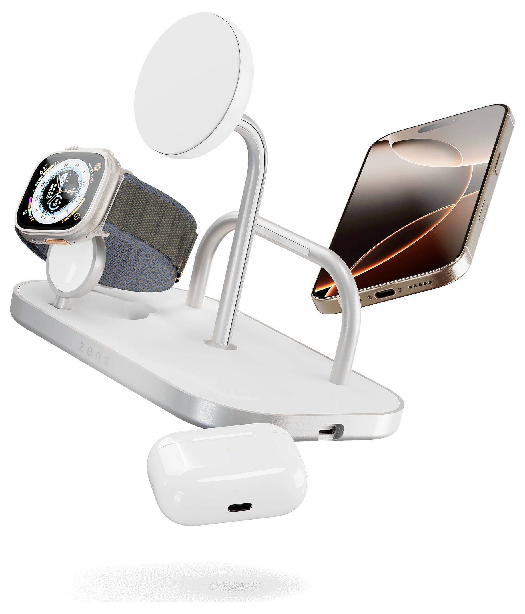 ZENS Induktions-Ladegerät ZEDC29W/00 ZEDC29W/00 Silber, Weiß