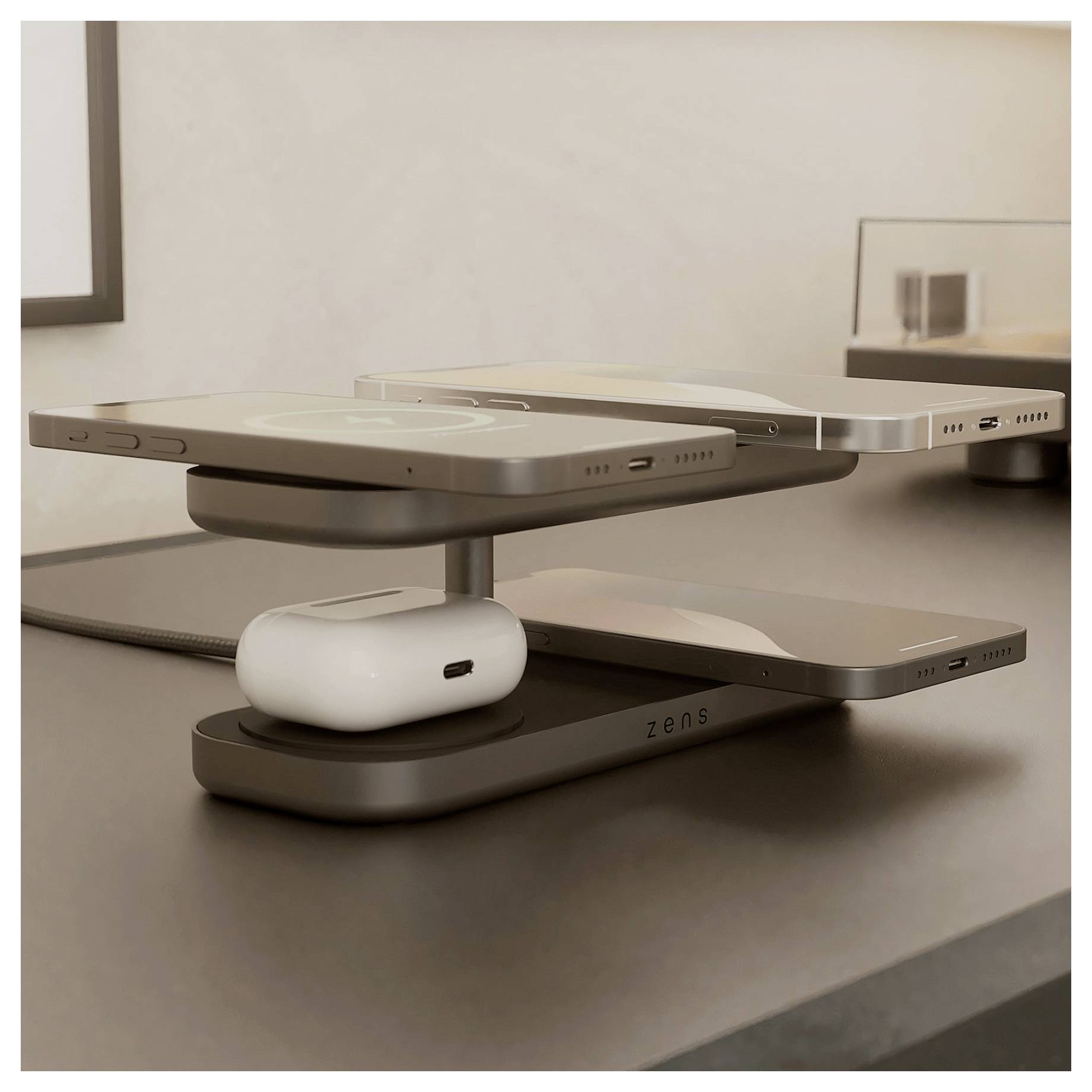 ZENS Induktions-Ladegerät ZEQC01B/00 ZEQC01B/00 Schwarz