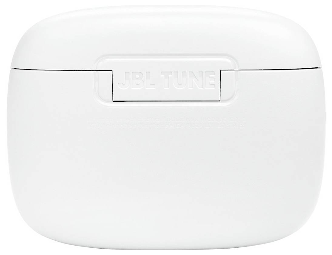JBL Tune Beam In Ear Kopfhörer Kabellos, Bluetooth® Stereo Weiß Noise Cancelling, Mikrofon-Rauschunterdrückung Ladecase