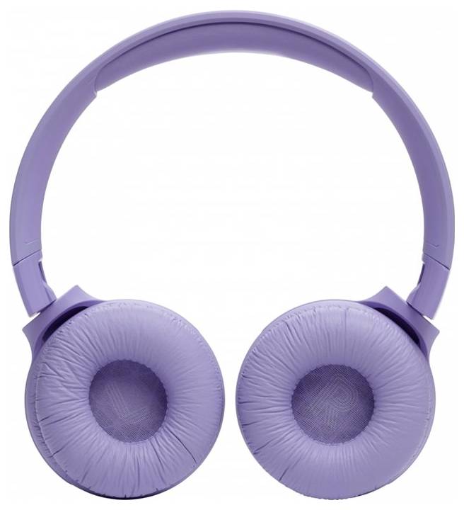 Lila Over-Ear-Kopfhörer mit gepolsterten Ohrmuscheln, verstellbarem Kopfbügel und elegantem Design.