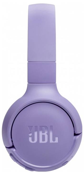 Lila kabellose JBL-Kopfhörer mit gepolsterten Ohrmuscheln und verstellbarem Kopfbügel, entwickelt für Komfort und hochwertige Klangqualität.